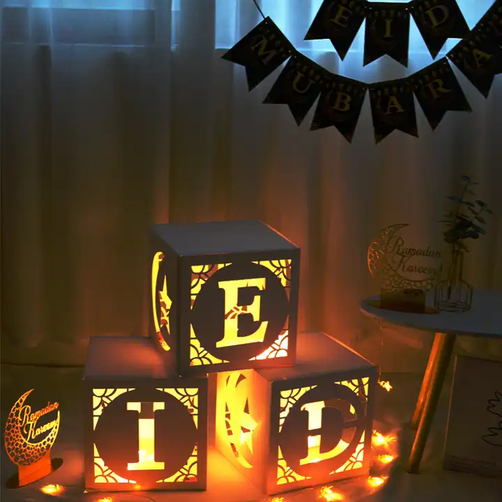 Eid Decoration Boxes - White - Image 2