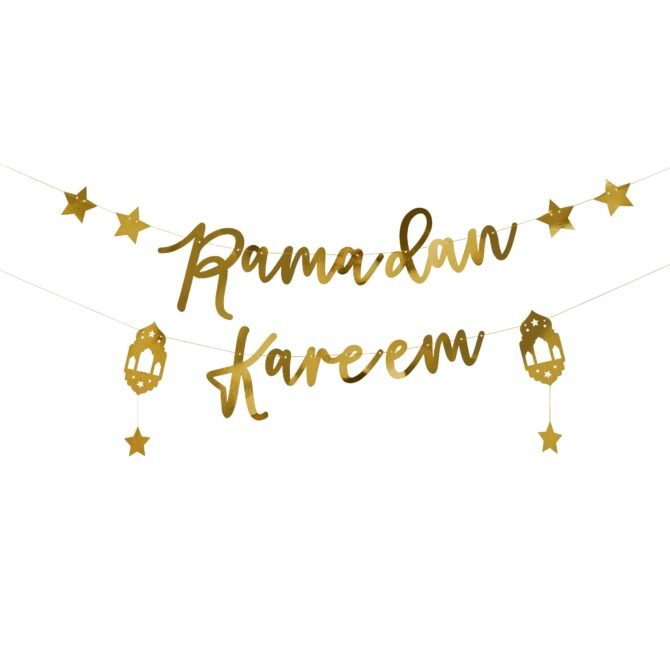 Gold Ramadan Kareem Banner - Image 2