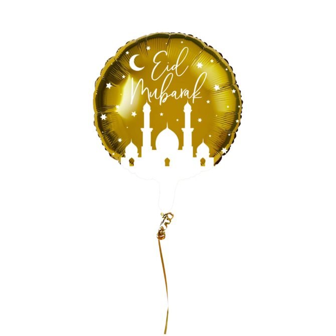 Eid Mubarak Foil Balloon - Pack of 1