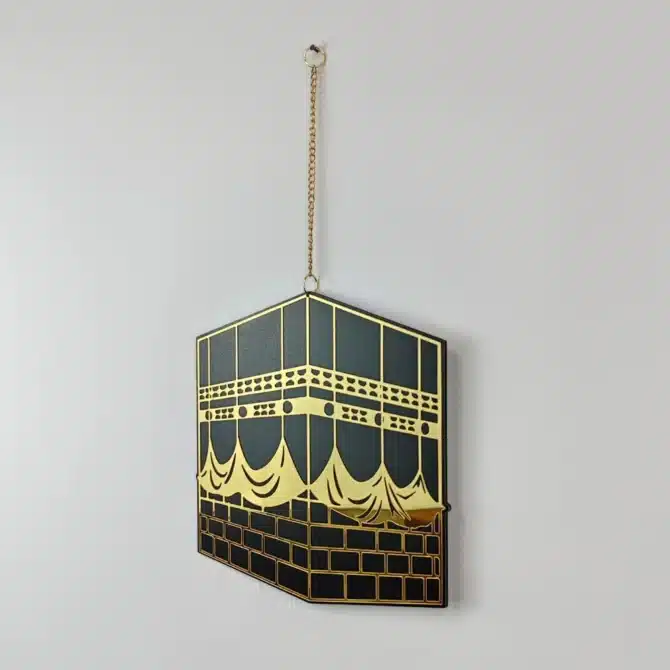 Black and Gold Kaaba Hanging Decoration - Image 3