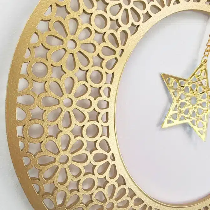 Gold Moon Star Hanging Decoration - Image 2