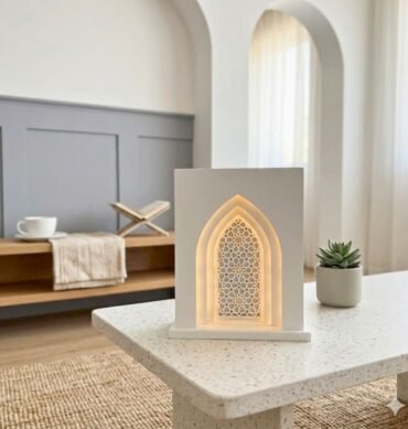 White Light up Arch Decoration with LED Light