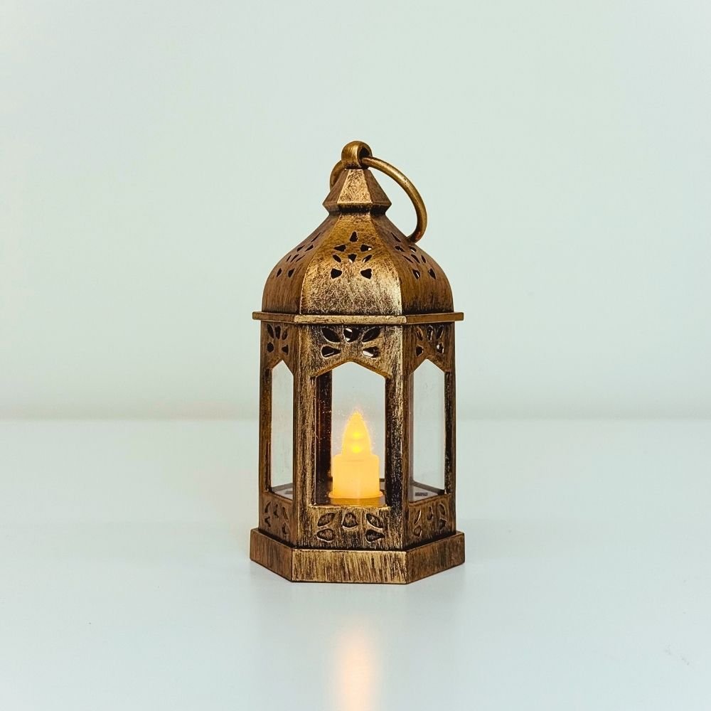 Set of 6 Antique Style LED Lanterns