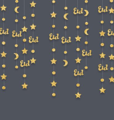 Hanging Card Decorations For Eid - Pack of 5