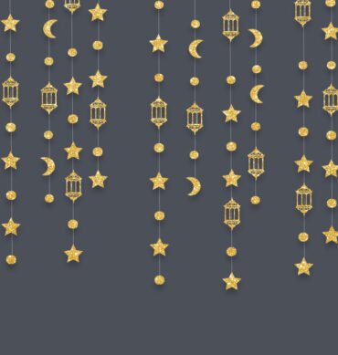 Hanging Card Decorations For Ramadan and Eid - Pack of 5