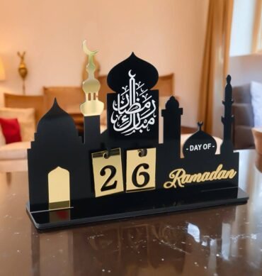 Mosque Shaped Acrylic Ramadan Countdown Calendar