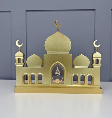 Gold Wooden Mosque with LED