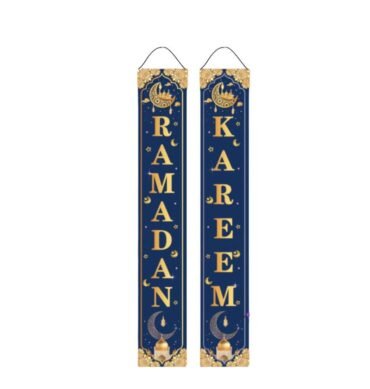 Blue Ramadan Kareem Banner Set