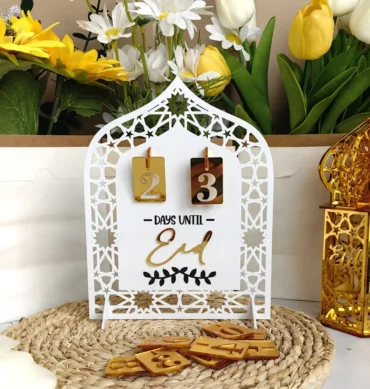 Acrylic Countdown to Eid Calendar