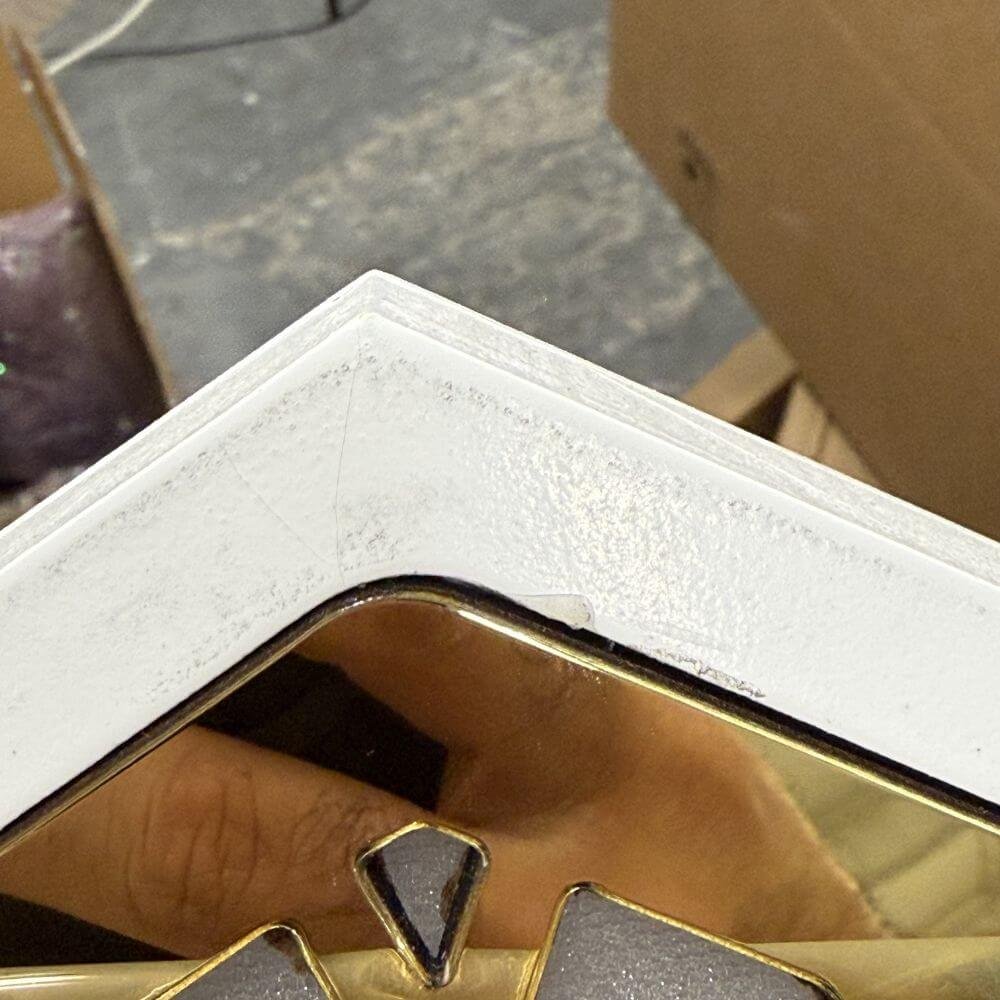 White with Gold Acrylic Light up Arch - Image 12