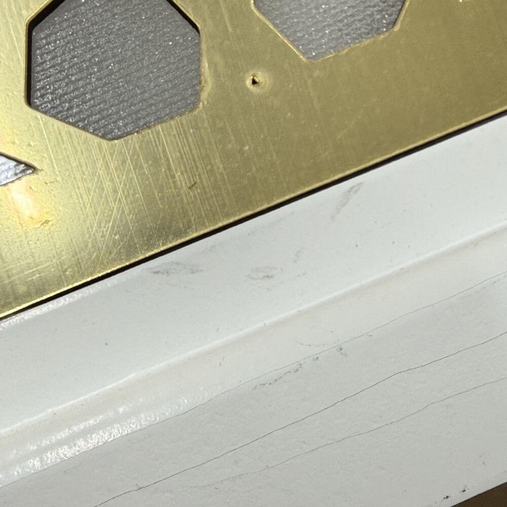 White with Gold Acrylic Light up Arch - Image 5