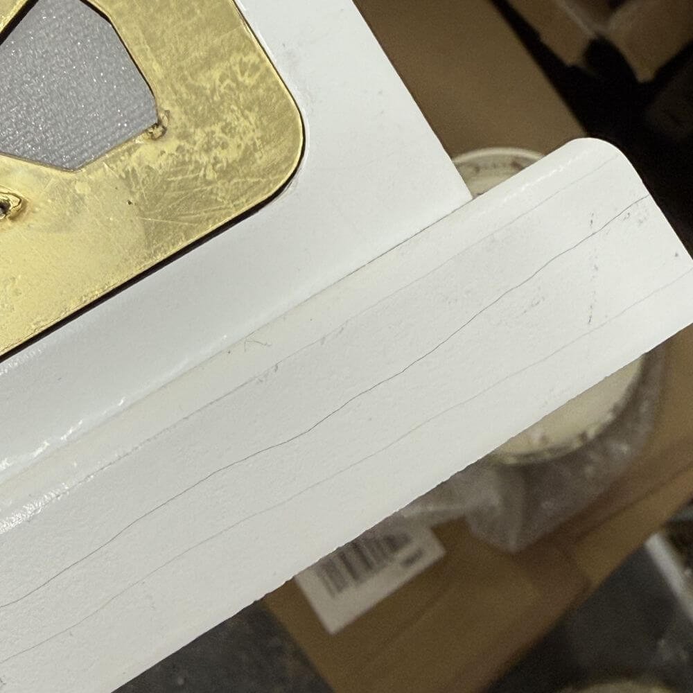 White with Gold Acrylic Light up Arch - Image 6