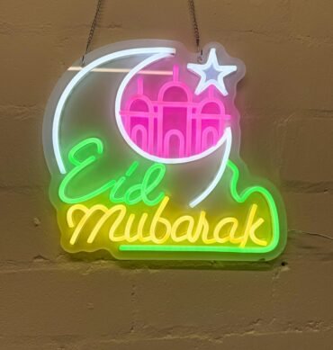 Eid Mubarak LED Neon Sign