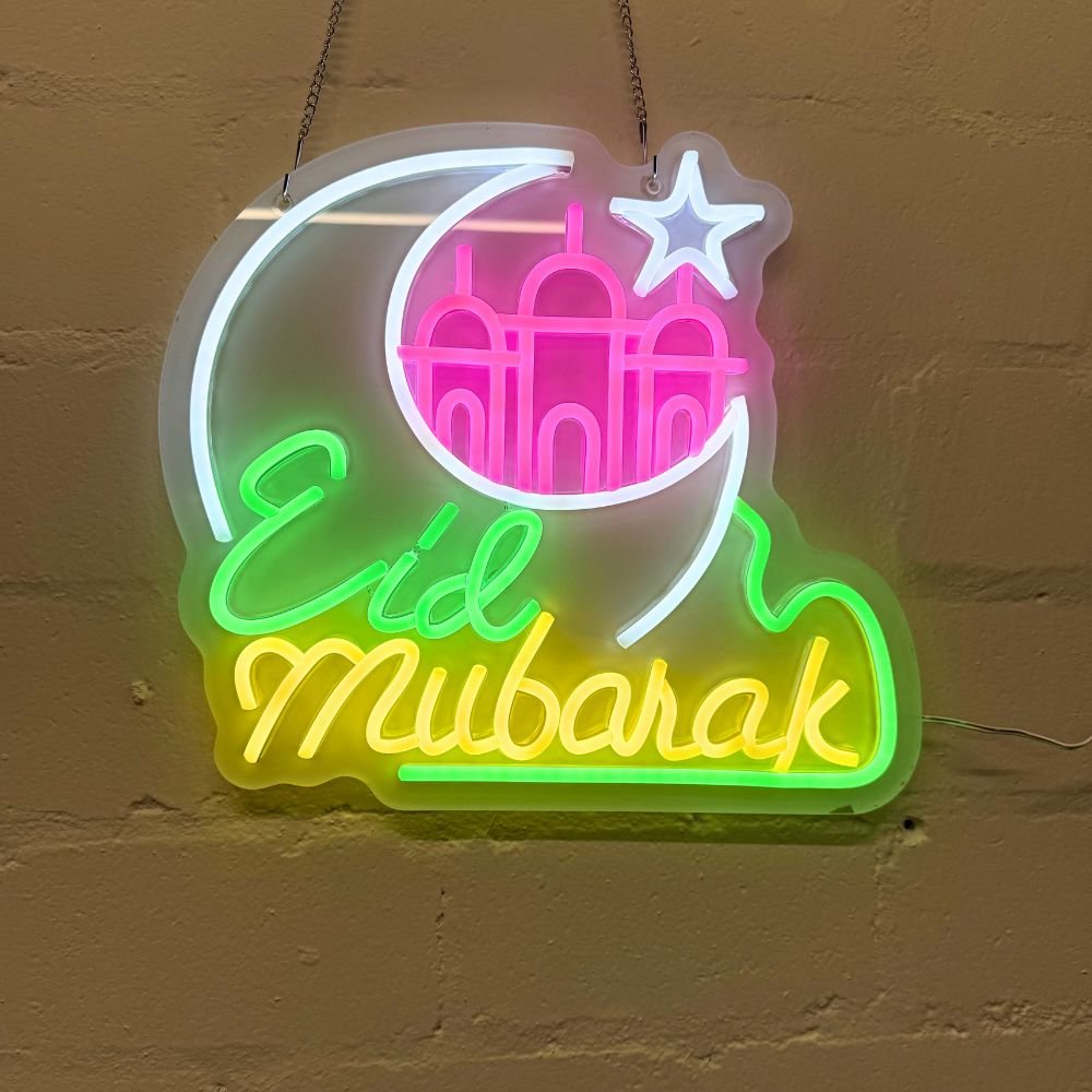 Eid Mubarak LED Neon Sign