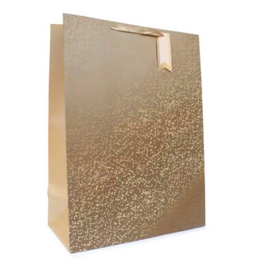 Large Gold Sparkle Gift Bags - Pack of 2